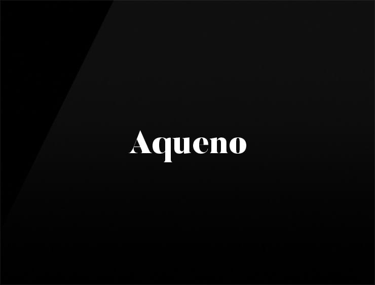 Aqueno preview brandable domain name