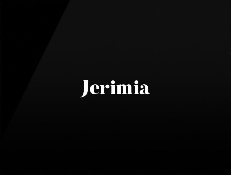 Jerimia name for ecommerce