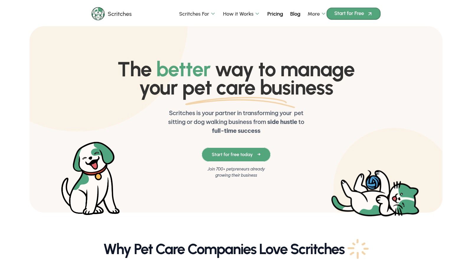 Screenshot from https://scritches.io