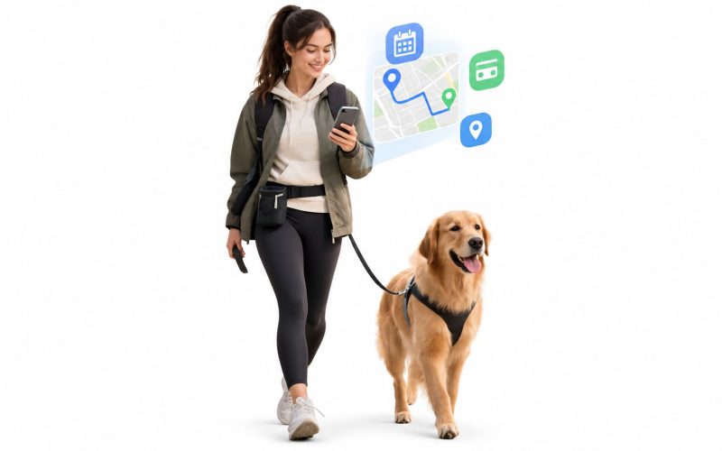 Dog walking software dog walking